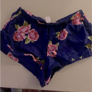 Victoria’s Secret floral pajama shorts!